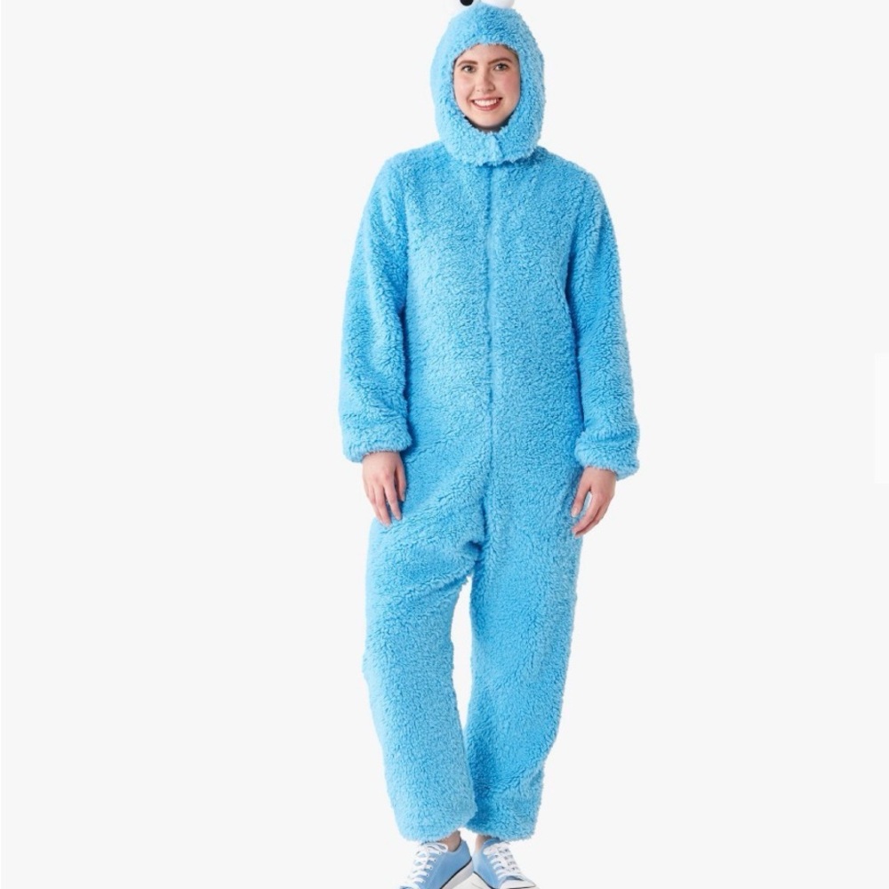 Pottery Barn Cookie Monster Adult NWT M/L - Picture 6 of 7